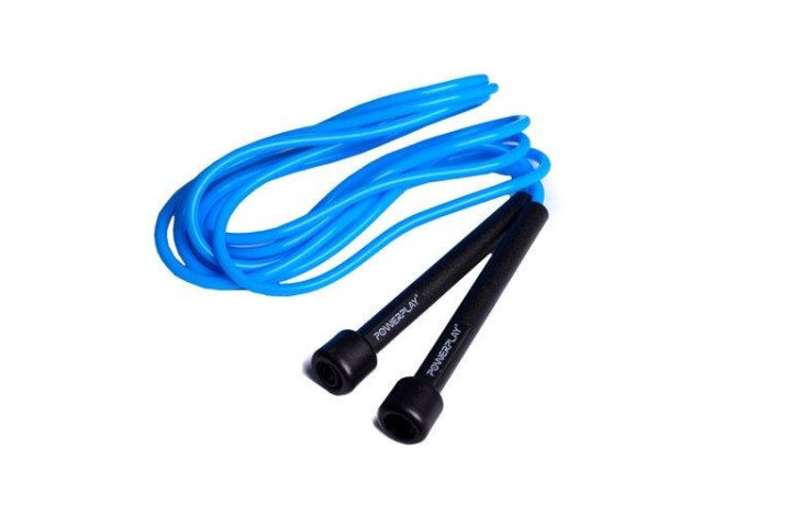 Скакалка PowerPlay 4201 Basic Jump Rope Синя (2,8m.) - Зображення 2