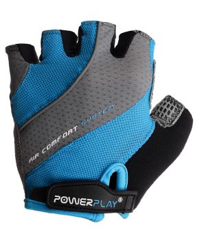 Велорукавички PowerPlay 5023 Блакитні XS - Зображення 3