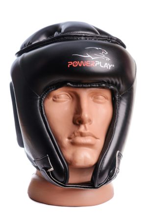Боксерський шолом турнірний PowerPlay 3045 Чорний S (капа в подарунок) - Зображення 2