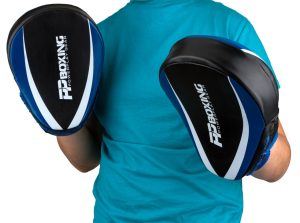 Лапи боксерські PowerPlay 3050 Чорно-Сині PU [пара] - Зображення 5