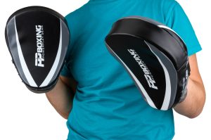 Лапи боксерські PowerPlay 3050 Чорно-Сірі PU [пара] - Зображення 5