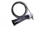 Скакалка швидкісна PowerPlay 4202 Ultra Speed Rope Чорна (2,9m.) - Зображення 3