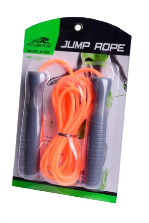 Скакалка PowerPlay 4204 Classic Jump Rope Помаранчева (2,7m.) - Зображення 10