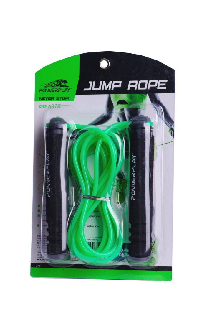 Скакалка PowerPlay 4205 Classic Plus Jump Rope Зелена (2,7m.) - Зображення 10
