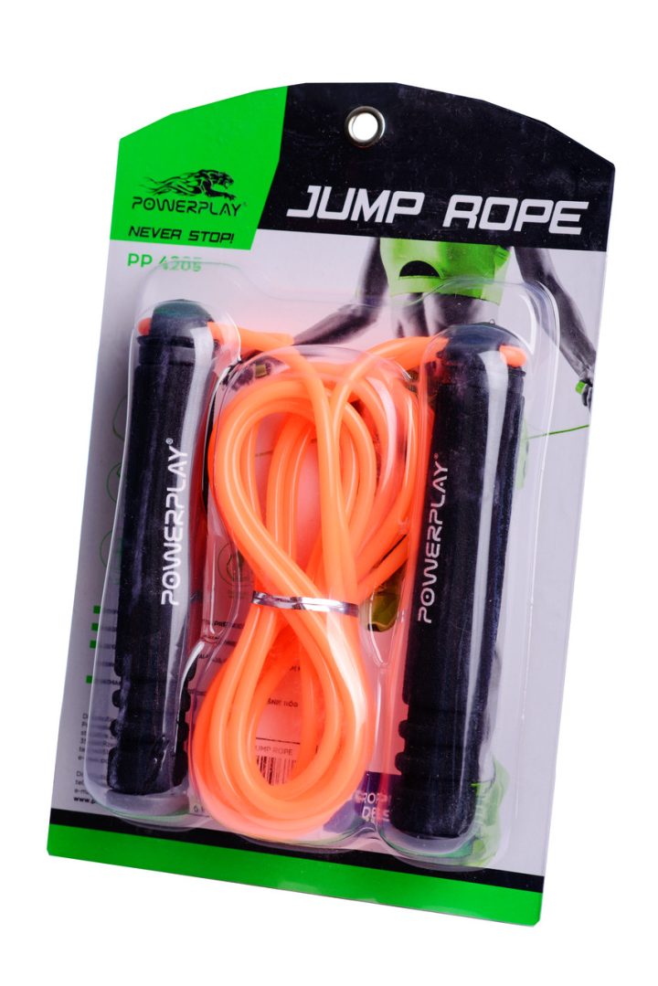 Скакалка PowerPlay 4205 Classic Plus Jump Rope Помаранчева (2,7m.) - Зображення 10