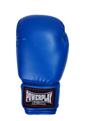 Боксерські рукавиці PowerPlay 3004 Classic Сині 16 унцій - Зображення 2