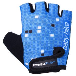 Велорукавички PowerPlay 5451 Синьо-білі XS (вік до 5 років) - Зображення 4