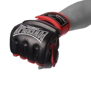 Рукавиці для MMA PowerPlay 3058 Чорно-Червоні L - Зображення 4