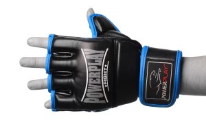 Рукавиці для MMA PowerPlay 3058 Чорно-Сині S - Зображення 4