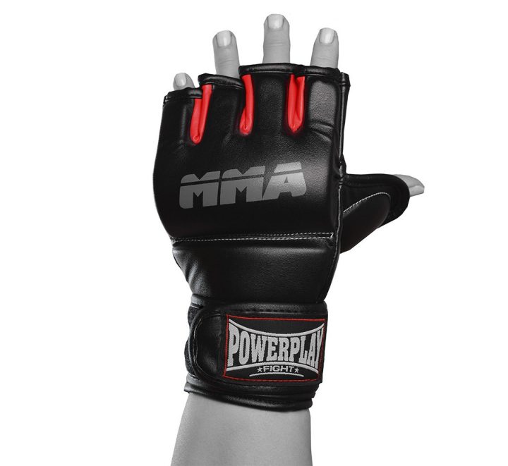 Рукавиці для MMA PowerPlay 3053 Чорно-Червоні L/XL - Зображення 5
