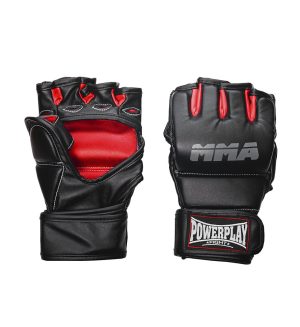 Рукавиці для MMA PowerPlay 3053 Чорно-Червоні L/XL - Зображення 4