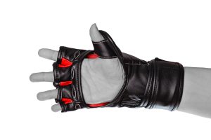 Рукавиці для MMA PowerPlay 3053 Чорно-Червоні L/XL - Зображення 2