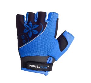 Велорукавички жіночі PowerPlay 5281 B Блакитні XS - Зображення 5