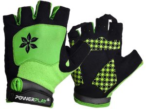 Велорукавички жіночі PowerPlay 5284 B Зелені XS - Зображення 1
