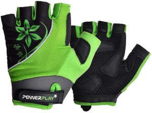 Велорукавички жіночі PowerPlay 5281 A Зелені XS - Зображення 1