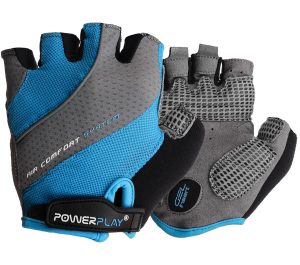 Велорукавички PowerPlay 5023 Блакитні XS - Зображення 1