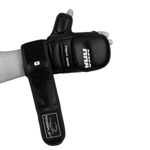 Рукавиці для MMA PowerPlay 3026 Чорні L - Зображення 7
