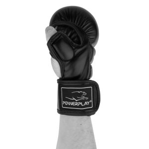 Рукавиці для MMA PowerPlay 3026 Чорні M - Зображення 5