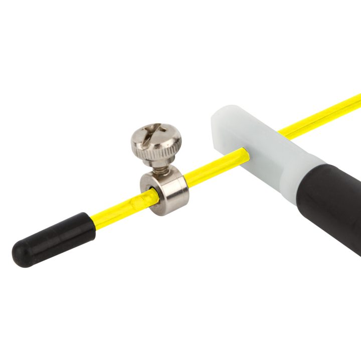 Скакалка швидкісна PowerPlay 4202 Ultra Speed Rope Жовта (2,9m.) - Зображення 4
