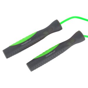 Скакалка PowerPlay 4204 Classic Jump Rope Зелена (2,7m.) - Зображення 3