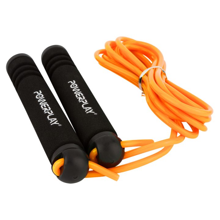 Скакалка PowerPlay 4205 Classic Plus Jump Rope Помаранчева (2,7m.) - Зображення 2