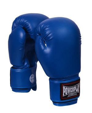 Боксерські рукавиці PowerPlay 3004 Classic Сині 18 унцій - Зображення 5