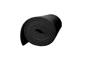 Килимок для йоги та фітнесу PowerPlay 4010 PVC Yoga Mat Чорний (173x61x0.6) - Зображення 5