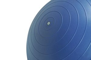 М'яч для фітнесу (фітбол) напівмасажний PowerPlay 4003 Ø65 cm Gymball Синій + помпа - Зображення 2