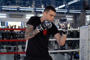 Рукавички для єдиноборств PowerPlay 3092 Чорні-Білі L - Зображення 8