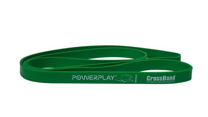 Еспандер-петля (гумка для фітнесу і кроссфіту) PowerPlay 4115 Power Band Зелена (16-32kg) - Зображення 2