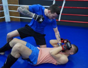 Рукавиці для MMA PowerPlay 3056 А Чорно-Білі XL - Зображення 9