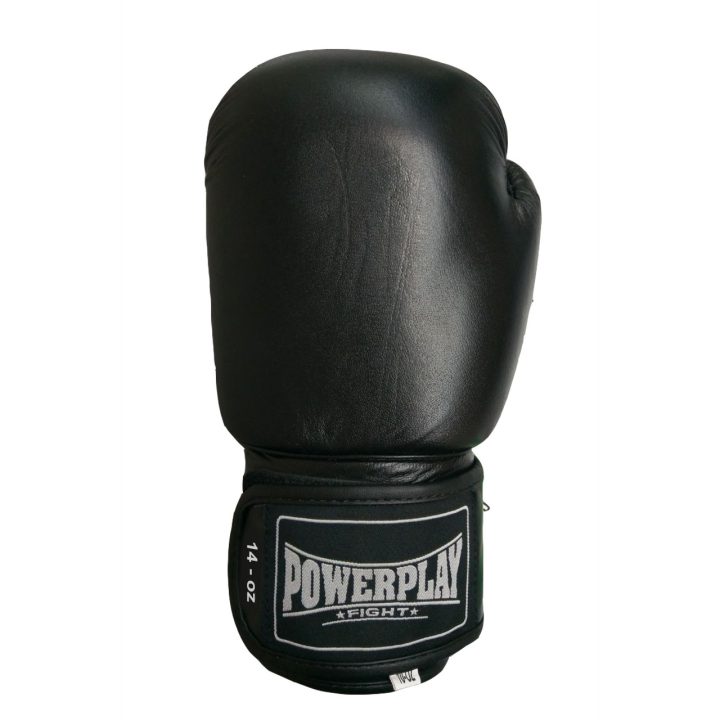 Боксерські рукавиці PowerPlay 3088 Impulse Чорні (натуральна шкіра) 14 унцій - Зображення 3