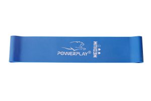 Резинка для фітнесу PowerPlay 4114 Mini Power Band 1мм. Medium Сіня (7.5 кг) - Зображення 2