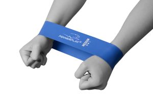 Резинка для фітнесу PowerPlay 4114 Mini Power Band 1мм. Medium Сіня (7.5 кг) - Зображення 6
