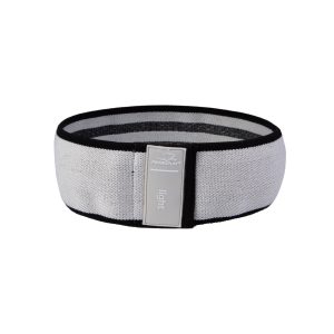 Тканева гумка для фітнесу та спорту PowerPlay 4111 Hip Band S  Heavy Сіра (d_64cm) - Зображення 5