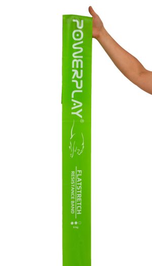 Стрічка-еспандер для фітнесу та реабілітації PowerPlay 4112 0.5мм MediBand Medium Зелена (9кг) - Зображення 2