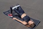 Тканева гумка для фітнесу та спорту PowerPlay 4111 Hip Band S  Heavy Сіра (d_64cm) - Зображення 9