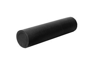 Масажний ролик (роллер) гладкий PowerPlay 4021 Fitness Roller Чорний (60x15см.) - Зображення 2