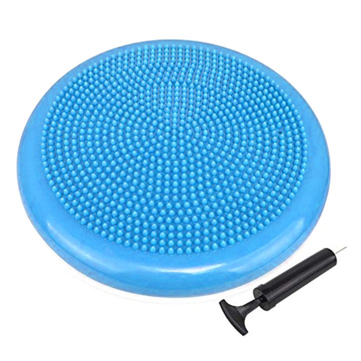 Балансувальна масажна подушка PowerPlay 4009 Balance Pad (Ø33) Синя - Зображення 2