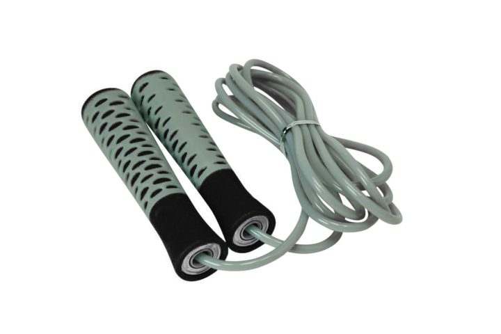 Скакалка PowerPlay 4206 Jump Rope PRO+ Сіро-чорна (2,75m.) - Зображення 3