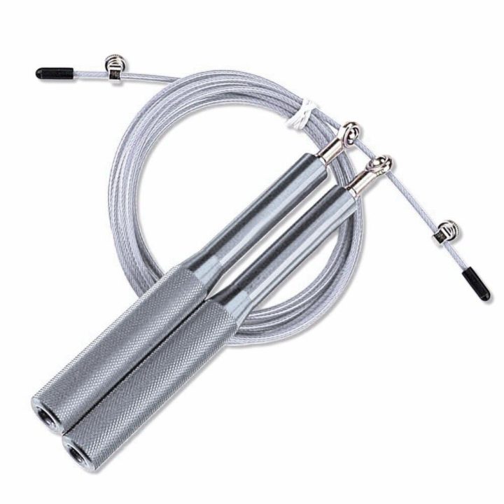Скакалка швидкісна на підшипниках алюмінієва PowerPlay 4207 Elite Jump Rope Срібна (3m.) - Зображення 7