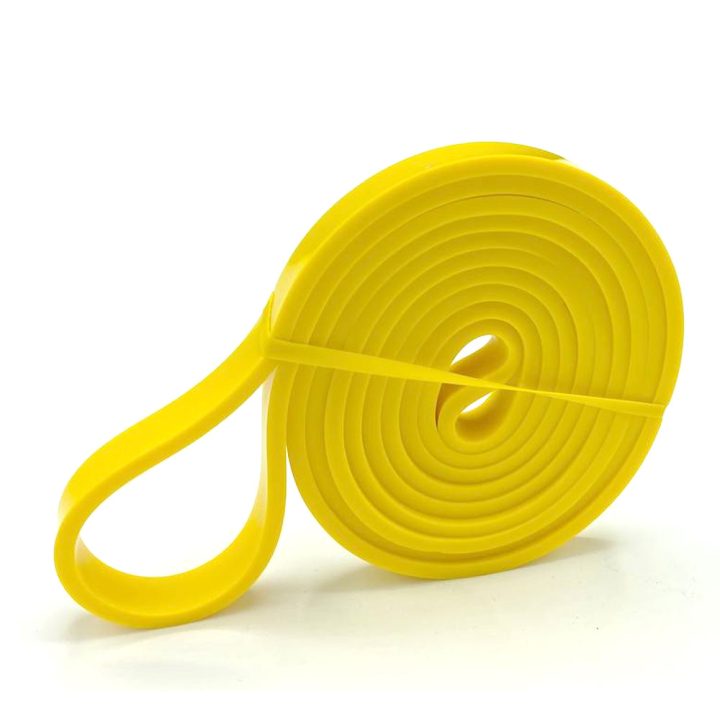 Еспандер-петля (гумка для фітнесу і кроссфіту) PowerPlay 4115 Power Band Light Жовта (5-14kg) - Зображення 3