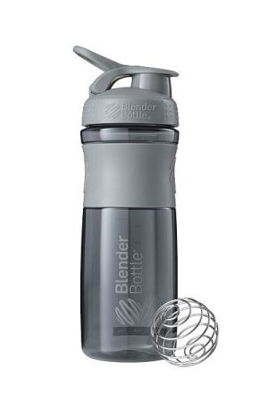 Шейкер спортивний (пляшка) BlenderBottle SportMixer Flip 28oz/820ml Grey - Зображення 5