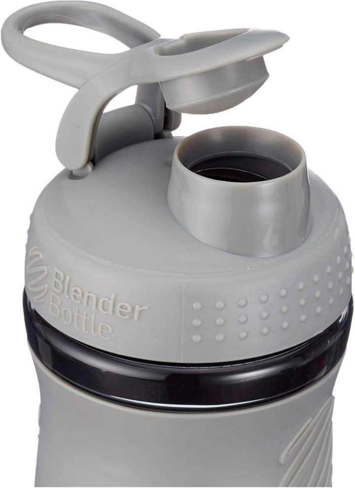 Шейкер спортивний (пляшка) BlenderBottle SportMixer Flip 28oz/820ml Grey - Зображення 6