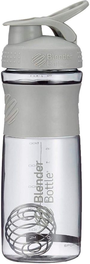 Шейкер спортивний (пляшка) BlenderBottle SportMixer Flip 28oz/820ml Grey - Зображення 4