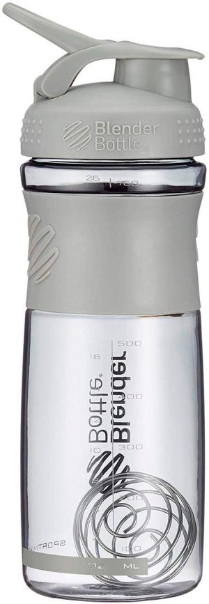 Шейкер спортивний (пляшка) BlenderBottle SportMixer Flip 28oz/820ml Grey - Зображення 3
