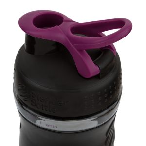 Шейкер спортивний (пляшка) BlenderBottle SportMixer Flip 28oz/820ml Black/Plum - Зображення 5