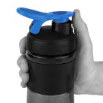 Шейкер спортивний (пляшка) BlenderBottle SportMixer Flip 28oz/820ml Black/Cyan - Зображення 5