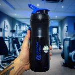 Шейкер спортивний (пляшка) BlenderBottle SportMixer Flip 28oz/820ml Black/Cyan - Зображення 9