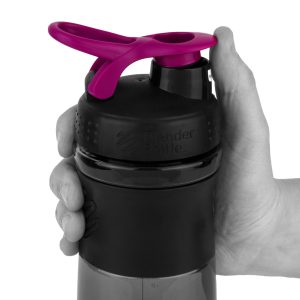 Шейкер спортивний (пляшка) BlenderBottle SportMixer Flip 28oz/820ml Black/Pink - Зображення 4